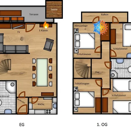 度假居 Mit Sauna Direkt Am Waldrand, See, Wald Und Ruhe *